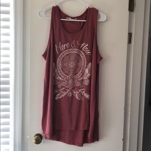 Maurices rose tank top PLUS size 2
